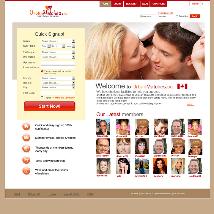 dating factory sites