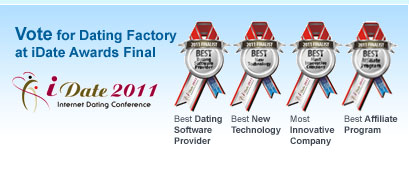 Best dating software provider, Most innovative company, Best new technology, Best affiliate program