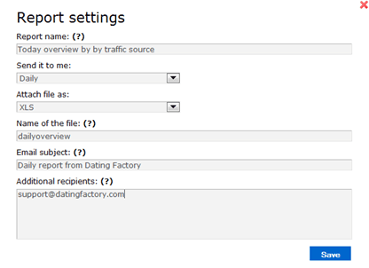 Schedule to run and email reports