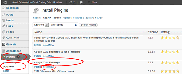 WordPress Install Plugins