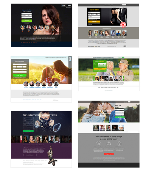 Dating Factory Responsive Templates